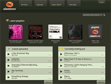 Tablet Screenshot of alonetone.com